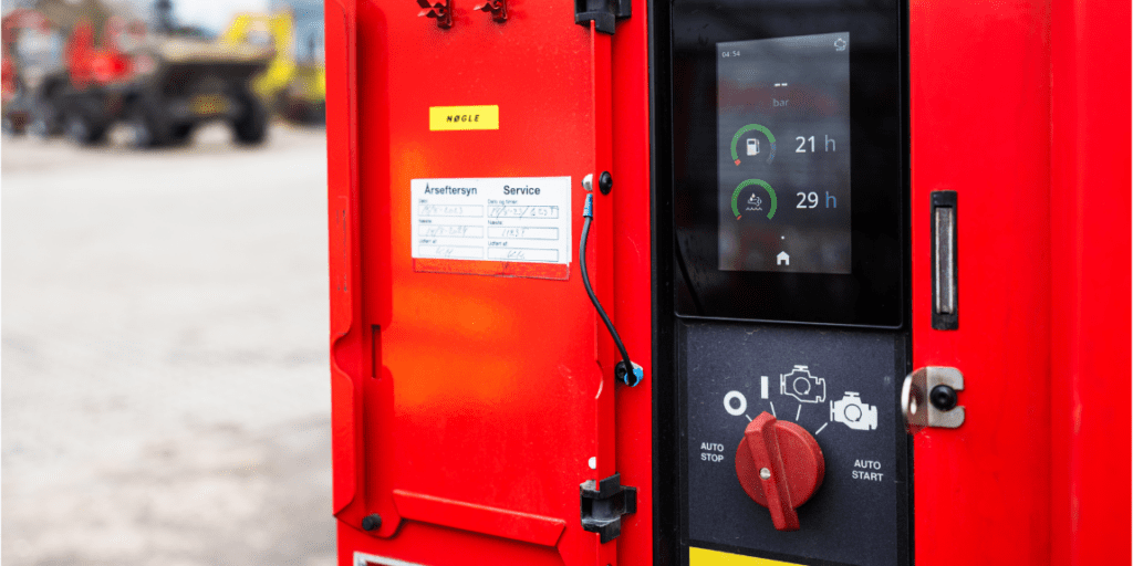 specialty equipment on construction site