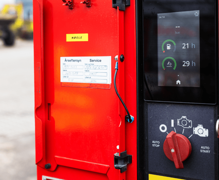 specialty equipment on construction site
