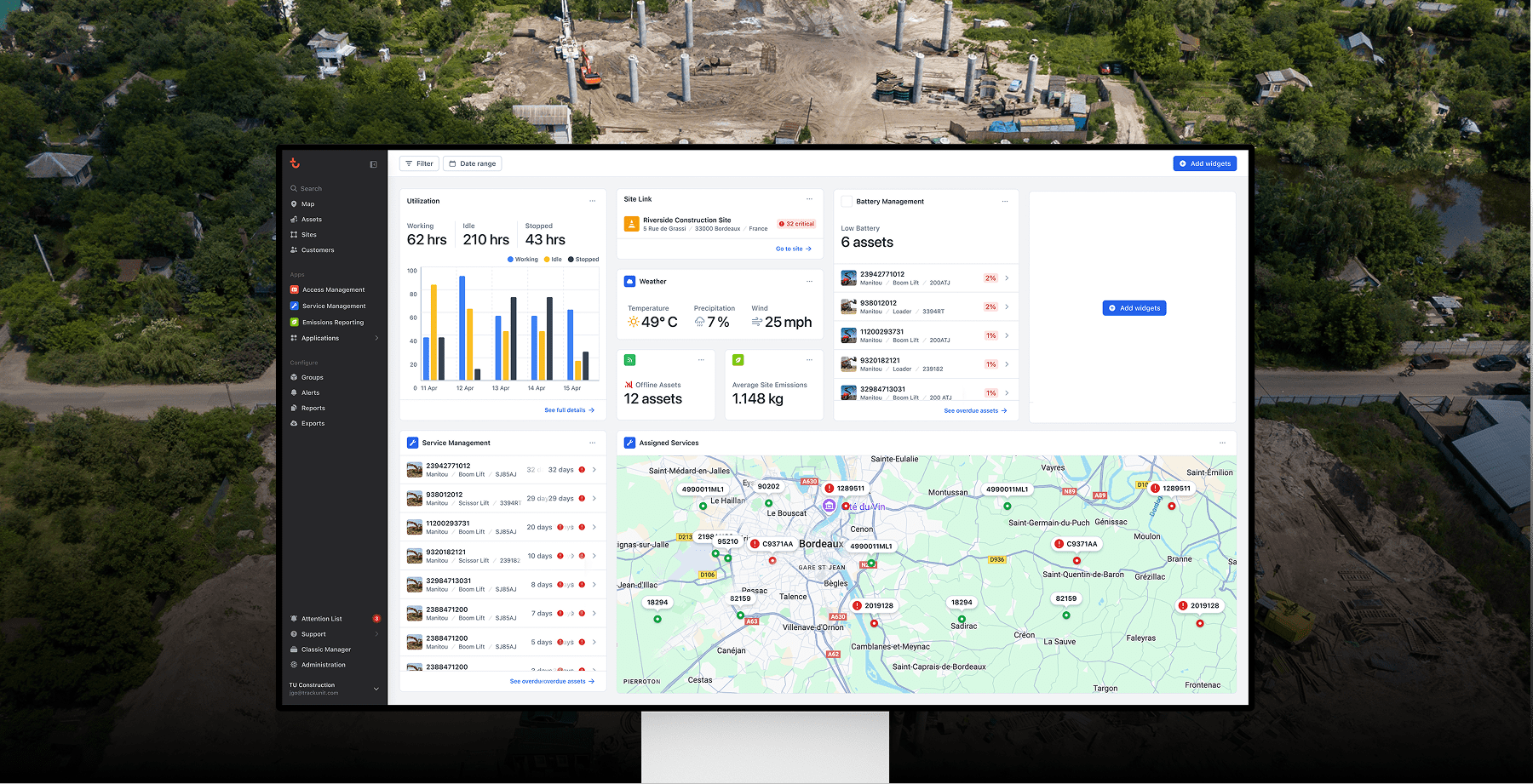 Construction fleet tracking: What turns visibility Into control?